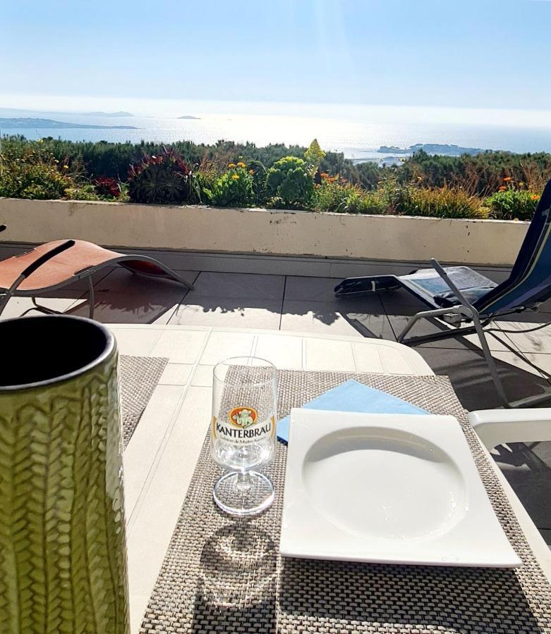 Vue Mer Panoramique Et Piscine Bandol Luaran gambar